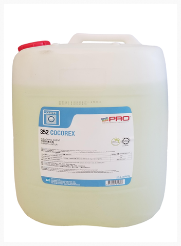 Nước tẩy trắng & sát khuẩn vải gốc Chlorine GMP 352 – Cocorex 20L