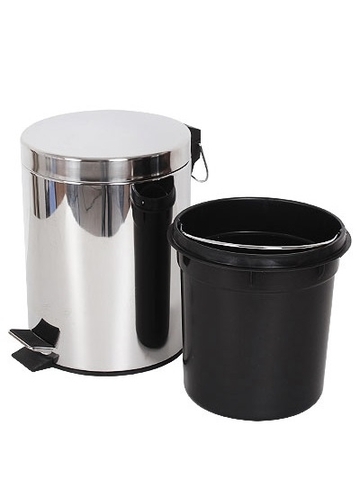 Thùng rác inox có chân đạp 5L