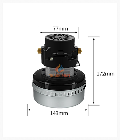 Motor máy hút bụi nước LamB 1000W(  Ametek - USA)