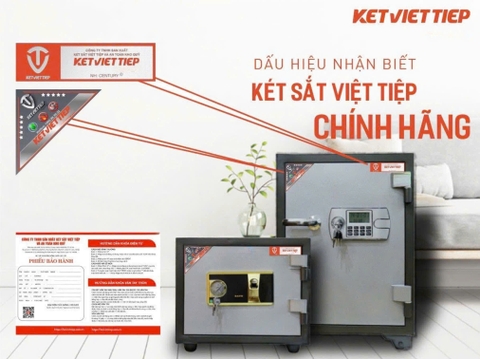 Dấu hiệu nhận biết két sắt Việt Tiệp chính hãng