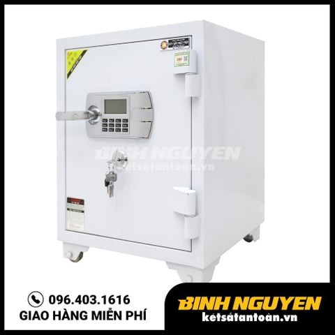 Két sắt chống cháy Việt Tiệp KV95DT Trắng