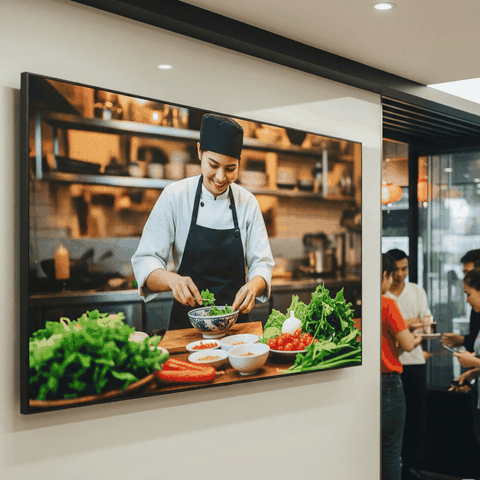 Lắp Đặt Màn Hình LED Cho Nhà Hàng - Ấn Tượng Từ Cái Nhìn Đầu Tiên
