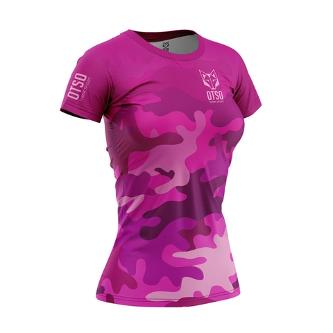 Áo Otso Nữ - Camo Pink