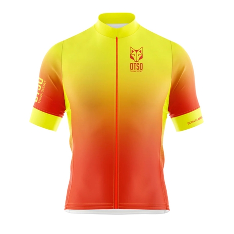 Áo xe đạp nam - Orange