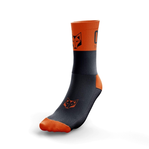 Tất Otso Multisport - BLACK & FLUO ORANGE