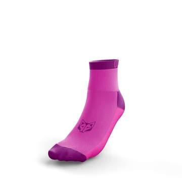 Tất Otso Multisport - FLUO PINK & VIOLET - Cổ thấp