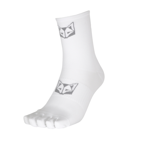 Tất Otso 5 Ngón MediumCut - Full White