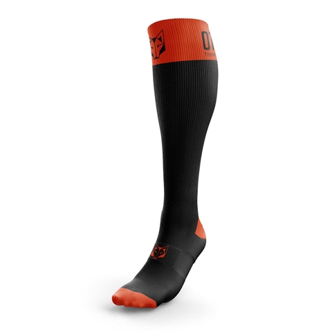Tất Otso Multisport Recovery - Black / Fluo Orange