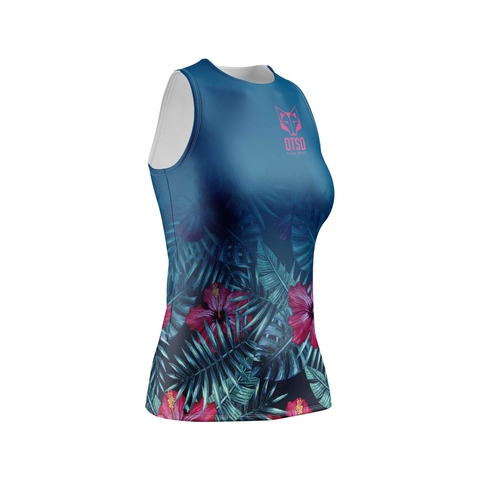 Áo Singlet Otso - TROPICAL DARK - Nữ (OSiTroF)