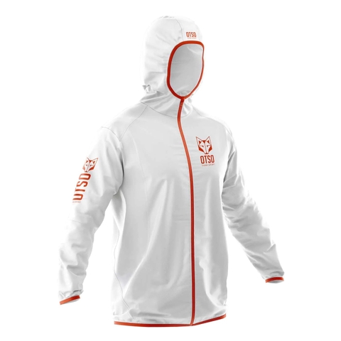 Áo ultra chống nước - White/Orange - Unisex