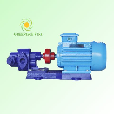 Bơm bánh răng HLG25-FC-MC, Motor 1.5 KW 4P 380V
