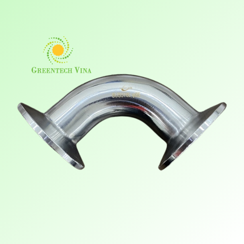 Co 90 độ đều 25.4mm Inox 316L Kết nối 2 đầu khớp nối nhanh