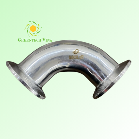 Co 90 độ đều 31.75mm Inox 316L Kết nối 2 đầu khớp nối nhanh