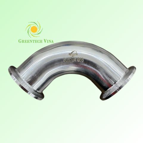 Co 90 độ đều 38.1mm Inox 304 Kết nối 2 đầu khớp nối nhanh