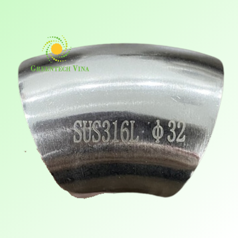 Co ngắn 45 độ đều 31.75x1.5mm Inox 316L Kết nối 2 đầu hàn