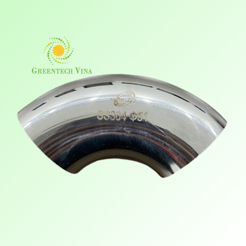 Co ngắn 90 độ đều 50.8x1.5mm Inox 304 Kết nối 2 đầu hàn