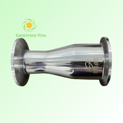Giảm đều 38.1x25.4mm Inox 316L Kết nối 2 đầu khớp nối nhanh
