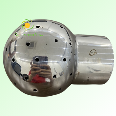 Quả cầu xoay vệ sinh đường ống DN40 Inox 316L Kết nối ren