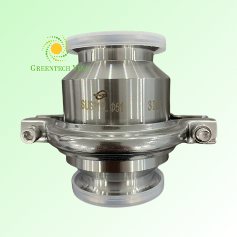 Bầu lọc đường ống vi sinh 50.8mm Inox 316L Kết nối 2 đầu khớp nối nhanh