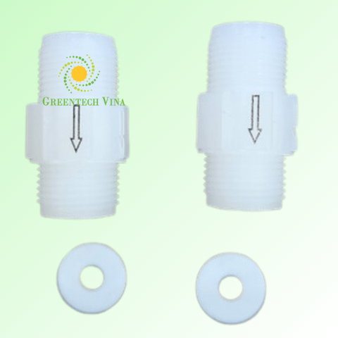 Van HÚT PROMINENT PVDF TRẮNG Bi Size Nhỏ
