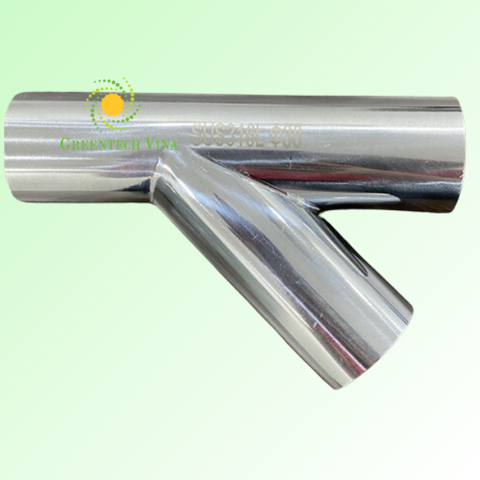 Y thẳng 38.1x1.5mm Inox 316L kết nối 3 đầu hàn