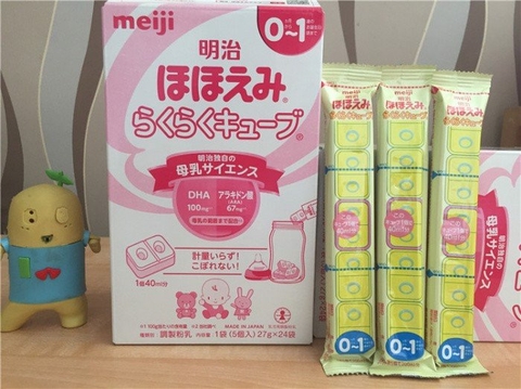 Sữa thanh Meiji nội địa Nhật - số 0 (0-1 tuổi)