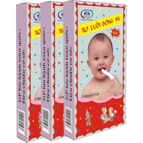 [Set 3 hộp] Tưa lưỡi, rơ lưỡi Đông Fa