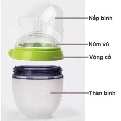 Phụ kiện thay thế cho bình sữa Comotomo Mỹ 150ml/250ml