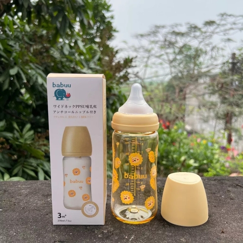 Bình sữa Babuu Nhật Bản 170ml/270ml cao cấp - Bản Limited