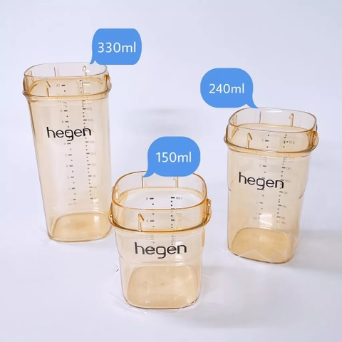 [Tách lẻ] Thân bình sữa Hegen 60ml/150ml/240ml/330ml