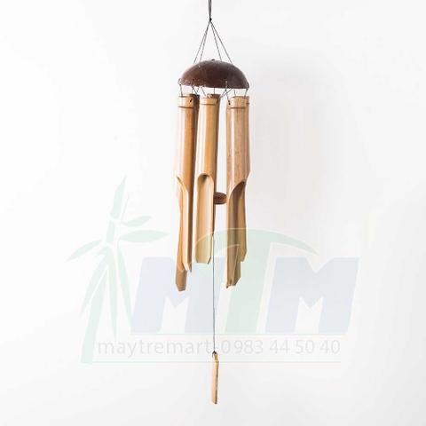 Chuông gió tre trúc - nón dừa