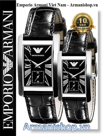 ⌚️Đồng Hồ Cặp đôi Emporio Armani AR0143 - AR0144