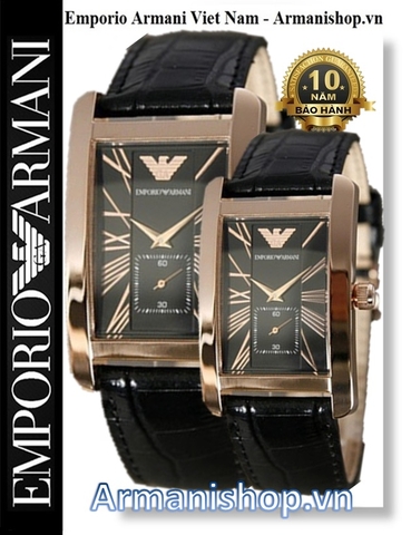 ⌚️Đồng Hồ Cặp đôi Emporio Armani AR0168 - AR0169