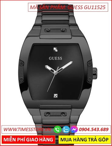 Đồng Hồ Nam Guess Phoenix Tựa Richard Mille Dây Kim Loại Full Đen