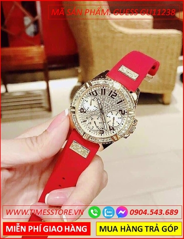 Đồng hồ Nữ Guess Vàng Gold Luxury Đính Full Đá Swarovski