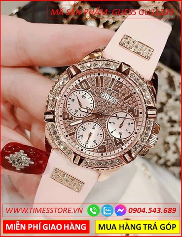 Đồng hồ Nữ Guess Rose Gold Luxury Đính Full Đá Swarovski