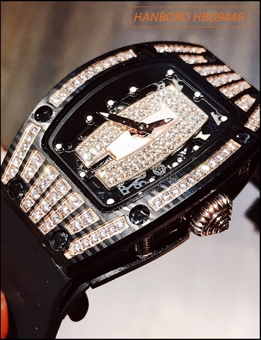 Đồng hồ Nữ Hanboro Phiên Bản Richard Mille 23 Tỷ Rose Gold (36mm)