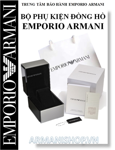 Hộp đồng hồ Emporio Armani chính hãng (Fullbox)