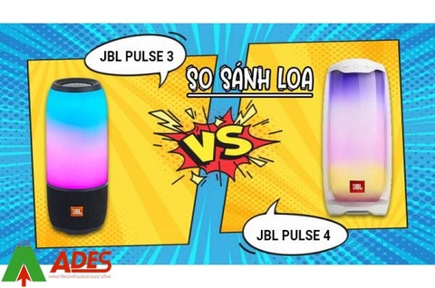 So sánh tính năng nổi bật của loa JBL pulse 4 và pulse 3