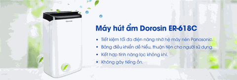 So Sánh Máy Hút Ẩm Dorosin ER-618C Và Kosmen KM-20N. Nên Mua Máy Hút Ẩm Ở Đâu Hà Nội Và Toàn Quốc ?