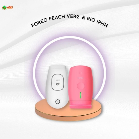 So sánh máy triệt lông công nghệ IPL Foreo Peach Ver2 và Rio IPHH hiệu quả nhất năm 2022