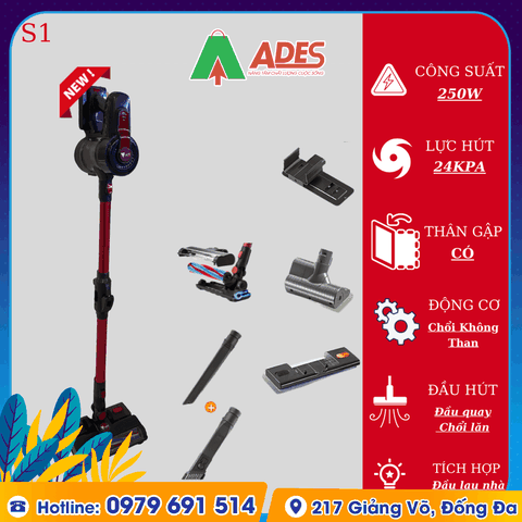 Máy hút bụi cầm tay không dây Vikit S1 MHB01