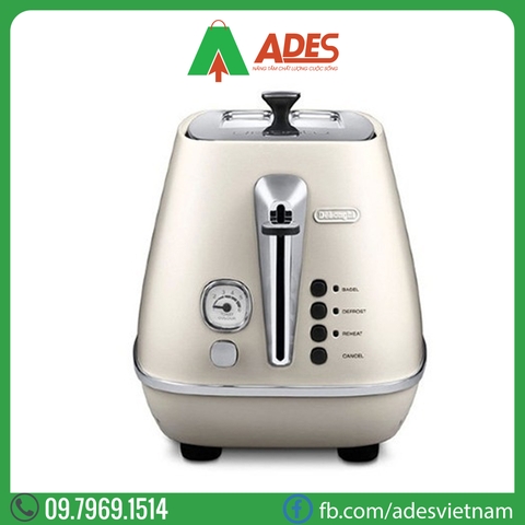 Máy Nướng Bánh Mì Delonghi CTI2003.W Màu Trắng