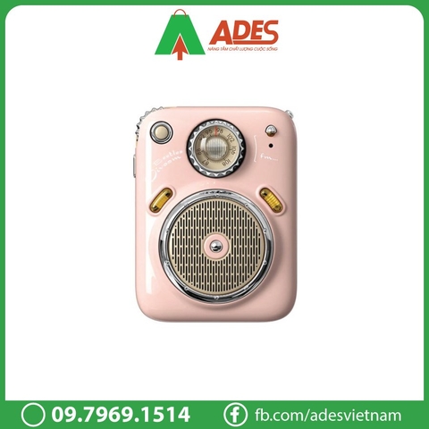 Loa Bluetooth Divoom Beetles FM Pink