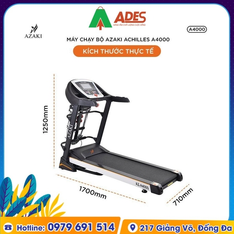 Máy Chạy Bộ Cao Cấp Azaki Achilles A4000