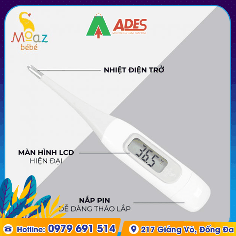 Nhiệt kế kỹ thuật số Moaz BéBé MB-040