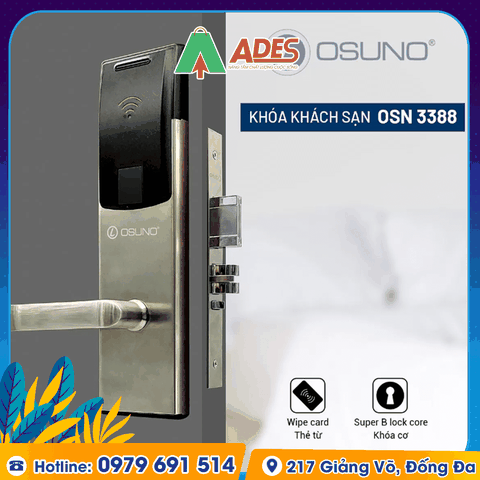 Khóa thông minh cho khách sạn Osuno OSN-3388