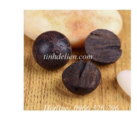 CHUỖI GỖ MUN KHẮC THẦN CHÚ OM MANI PADME HUM