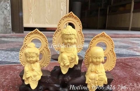 TƯỢNG TA BÀ TAM THÁNH CHIBI