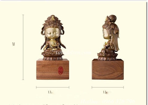 TƯỢNG BỒ TÁT CHIBI ĐỂ BÀN